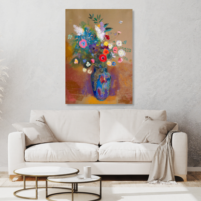 Odilon Redon - Bouquet of Flowers Wall Art Canvas Print