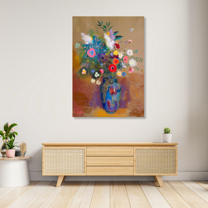Odilon Redon - Bouquet of Flowers Wall Art Canvas Print