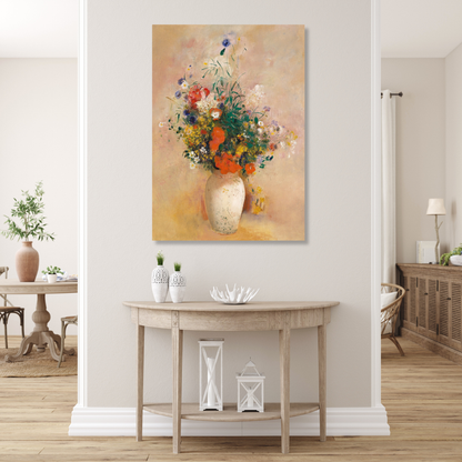 Odilon Redon - Vase of Flowers Wall Art Canvas Print