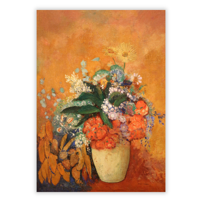 Odilon Redon - Vase of Flowers Wall Art Canvas Print
