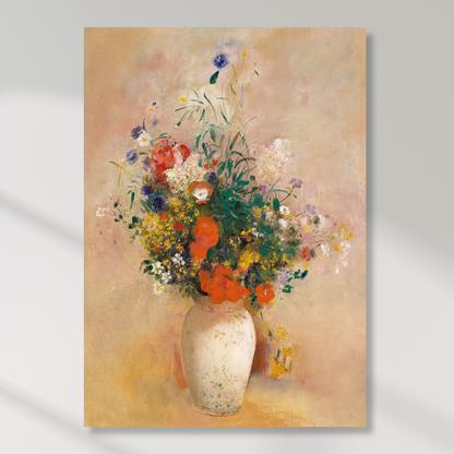 Odilon Redon - Vase of Flowers Wall Art Canvas Print