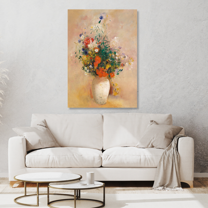 Odilon Redon - Vase of Flowers Wall Art Canvas Print