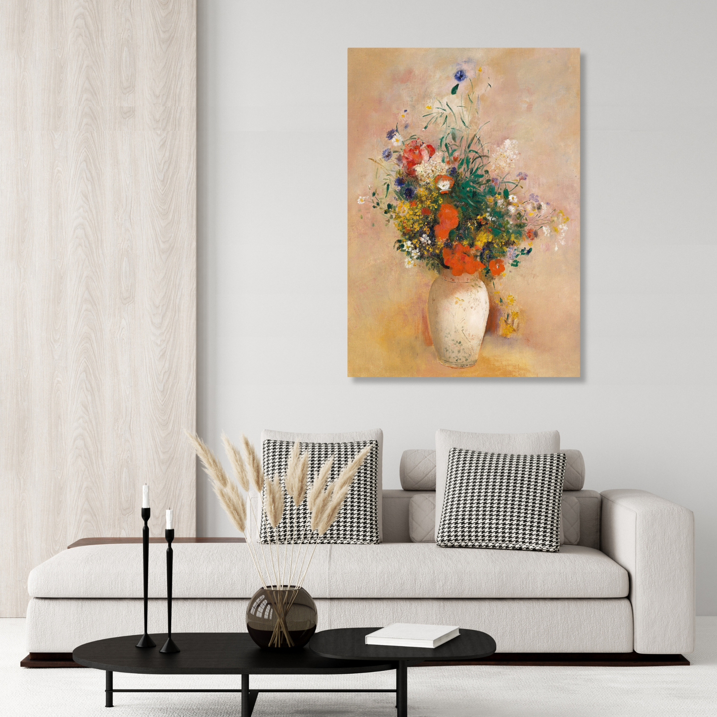 Odilon Redon - Vase of Flowers Wall Art Canvas Print