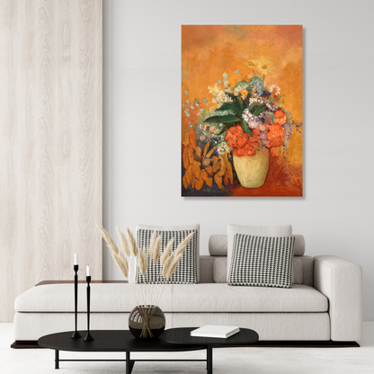 Odilon Redon - Vase of Flowers Wall Art Canvas Print