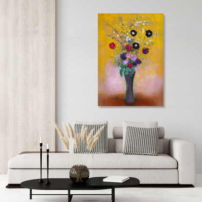 Odilon Redon - Vase of Flowers II Wall Art Canvas Print
