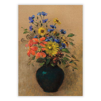 Odilon Redon - Wildflowers Wall Art Canvas Print