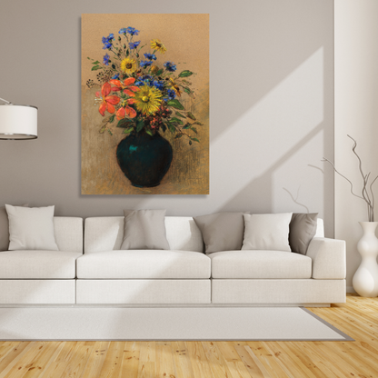 Odilon Redon - Wildflowers Wall Art Canvas Print