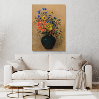 Odilon Redon - Wildflowers Wall Art Canvas Print