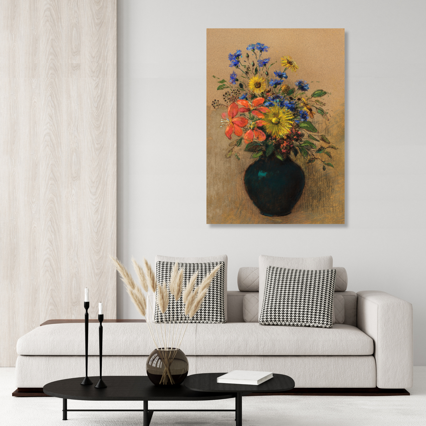 Odilon Redon - Wildflowers Wall Art Canvas Print