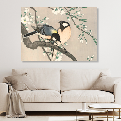 Ohara Koson - Tits on Cherry Branch
