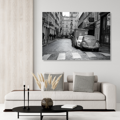 Paris Laneway Wall Art Canvas Print