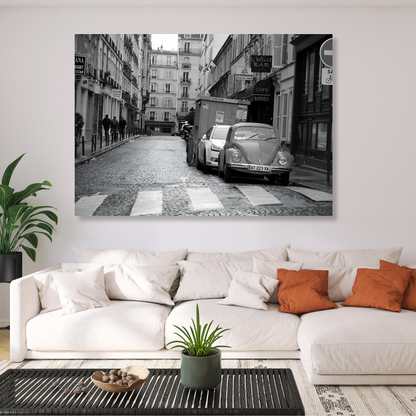 Paris Laneway Wall Art Canvas Print
