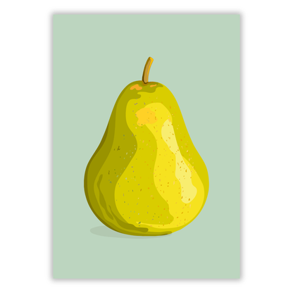 Pear Wall Art Canvas Print