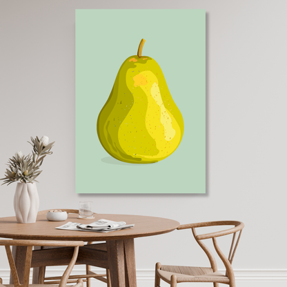 Pear Wall Art Canvas Print