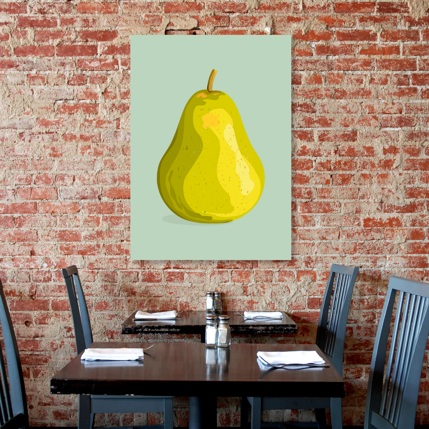 Pear Wall Art Canvas Print