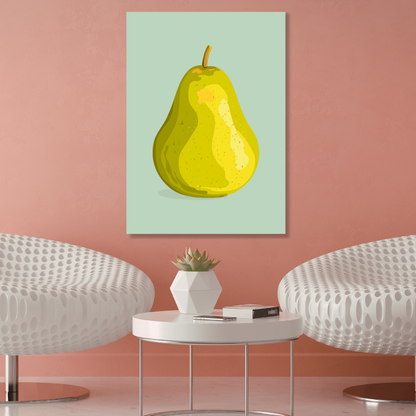 Pear Wall Art Canvas Print