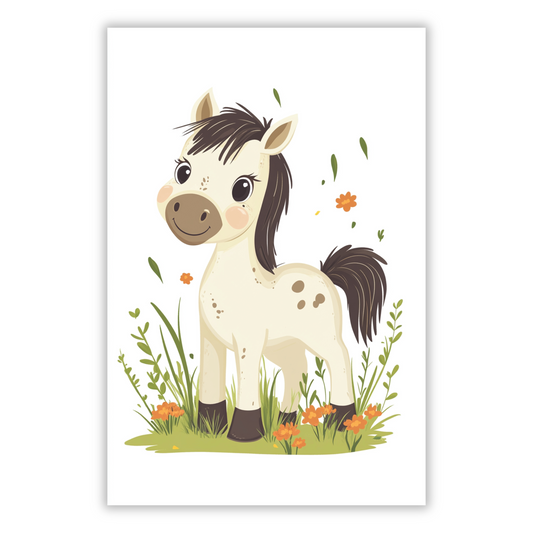 Pedro Pony Canvas Wall Art Print
