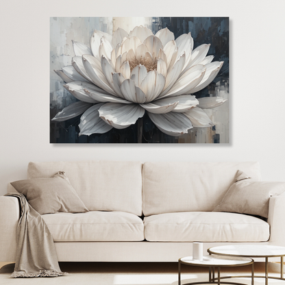 Petals That Whisper Floral Wall Art Canvas Print