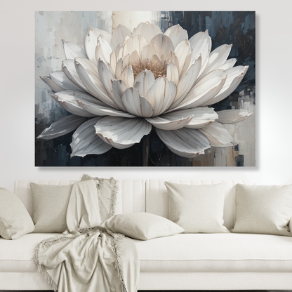 Petals That Whisper Floral Wall Art Canvas Print