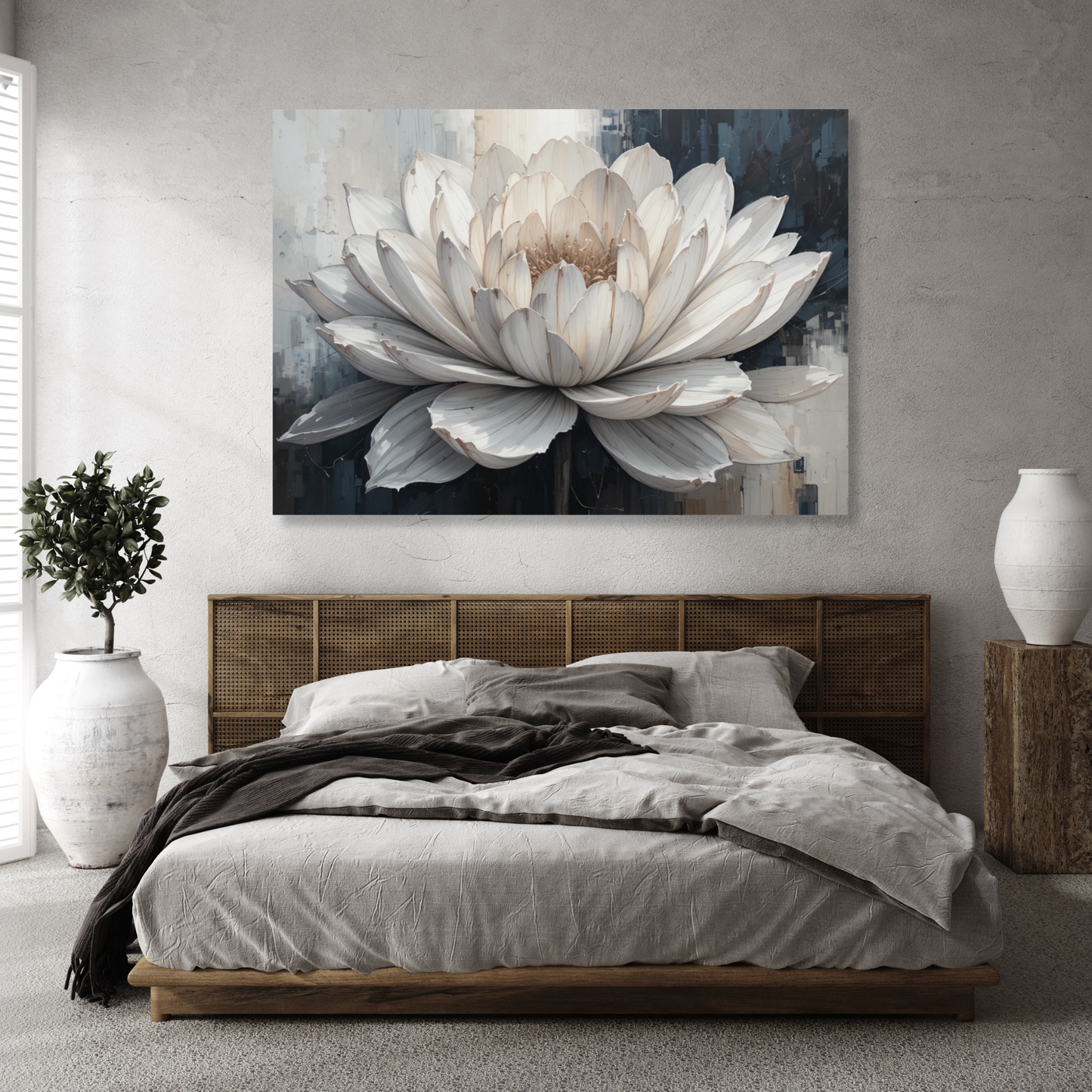 Petals That Whisper Floral Wall Art Canvas Print