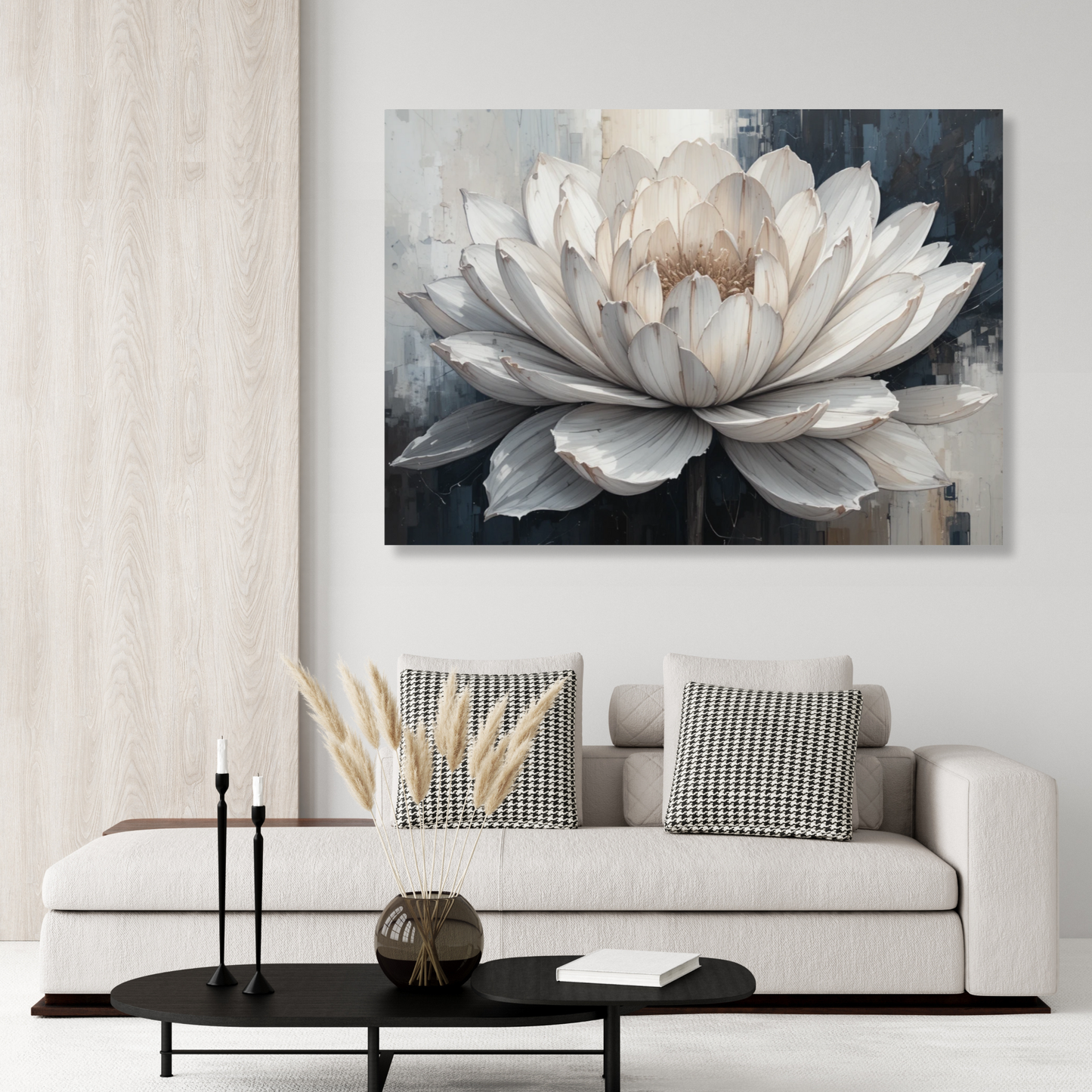 Petals That Whisper Floral Wall Art Canvas Print