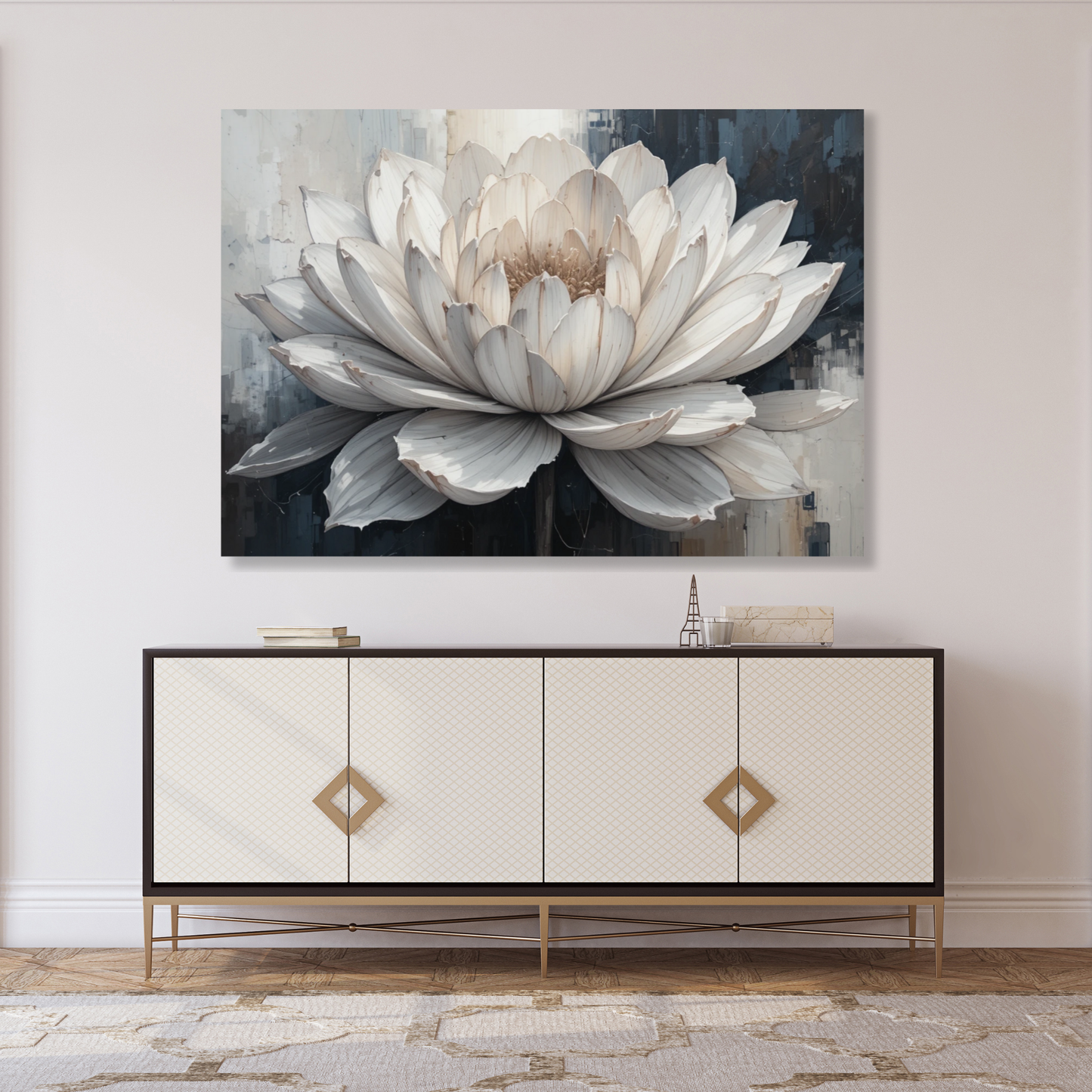 Petals That Whisper Floral Wall Art Canvas Print