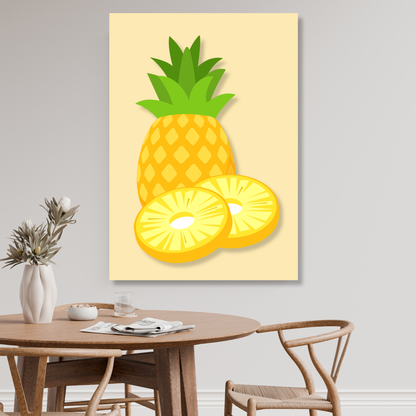 Pineapple Wall Art Canvas Print