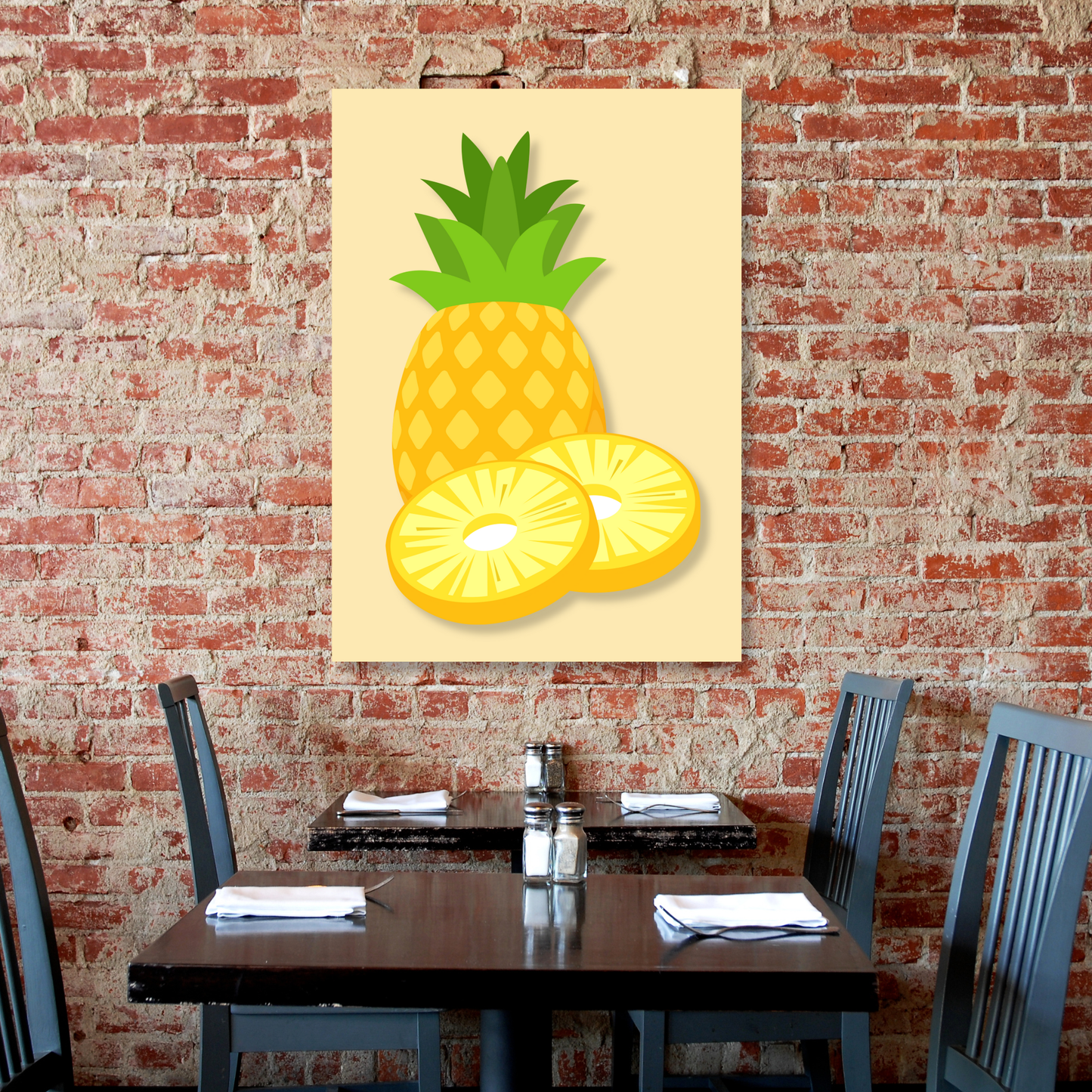 Pineapple Wall Art Canvas Print