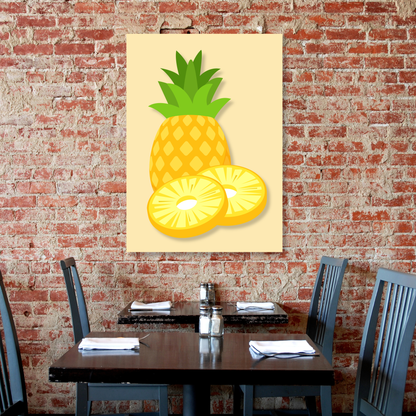 Pineapple Wall Art Canvas Print