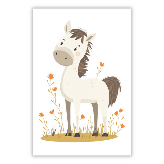 Portia Pony Canvas Wall Art Print