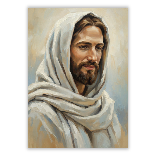 Portrait Of Jesus Christ Wall Art Canvas Print