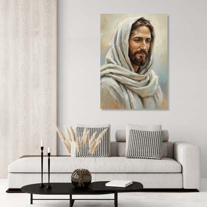 Portrait Of Jesus Christ Wall Art Canvas Print