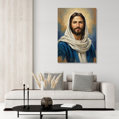Portrait Of Jesus Wall Art Canvas Print
