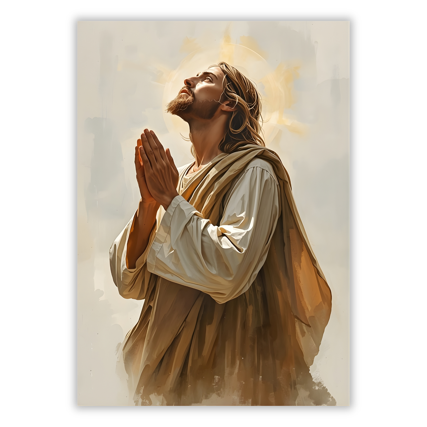 Prayer Of Surrender Wall Art Canvas Print