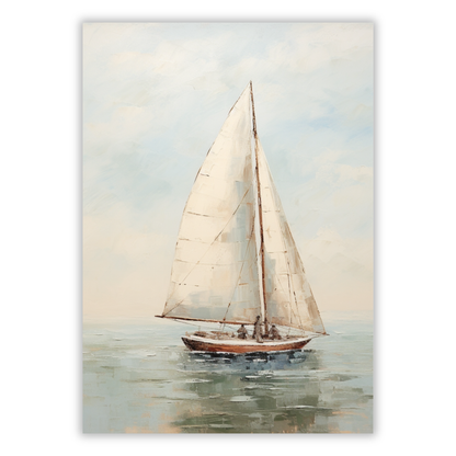 Sailing Through The Breeze Wall Art Canvas Print