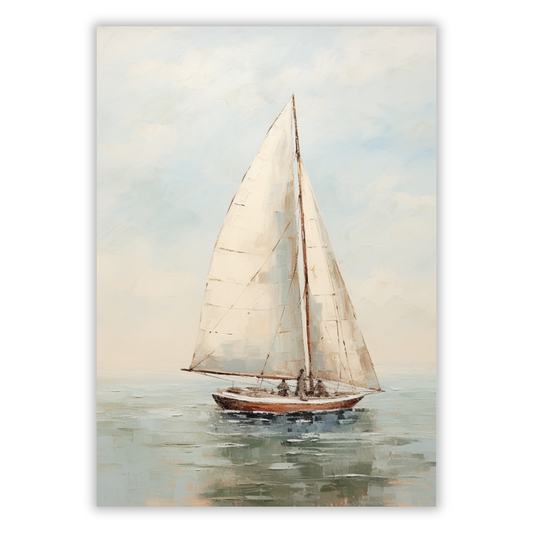 Sailing Through The Breeze Wall Art Canvas Print