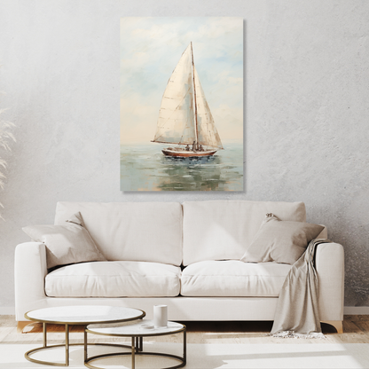 Sailing Through The Breeze Wall Art Canvas Print