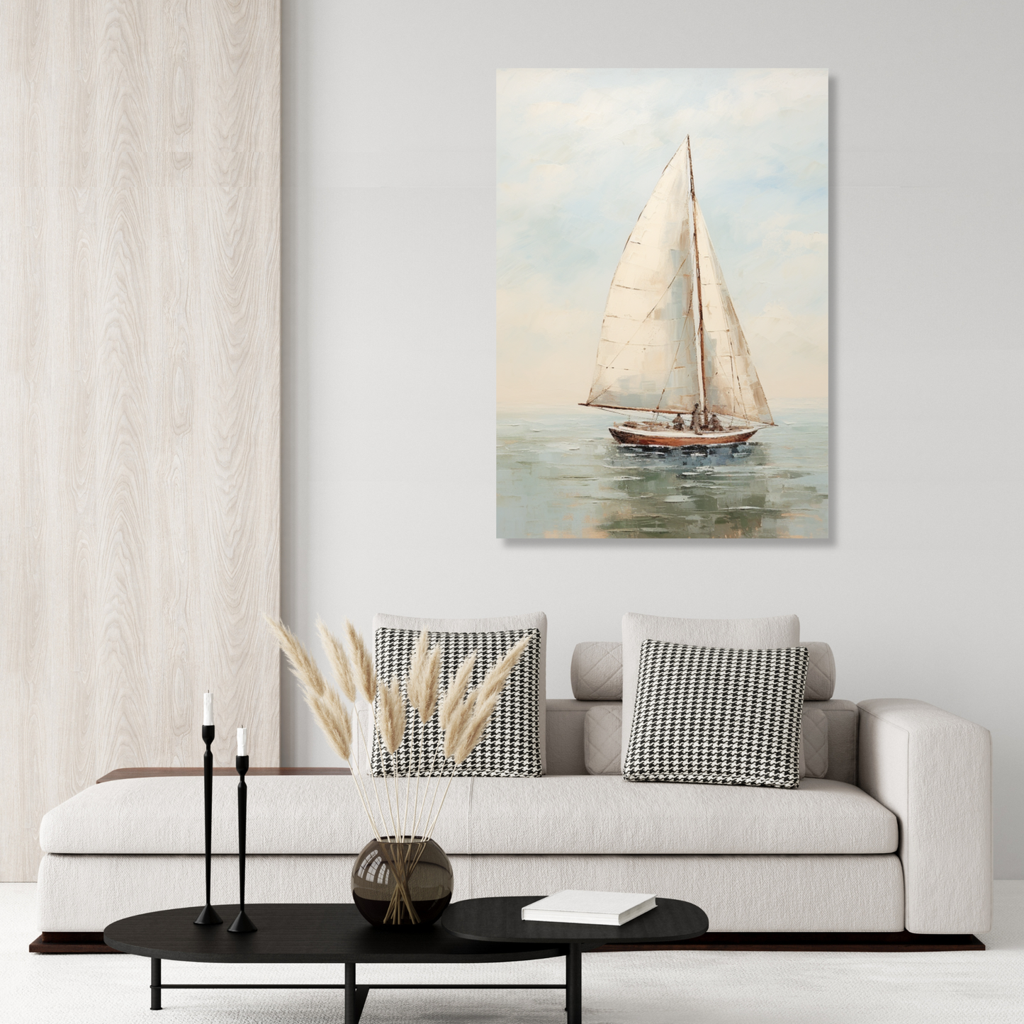 Sailing Through The Breeze Wall Art Canvas Print