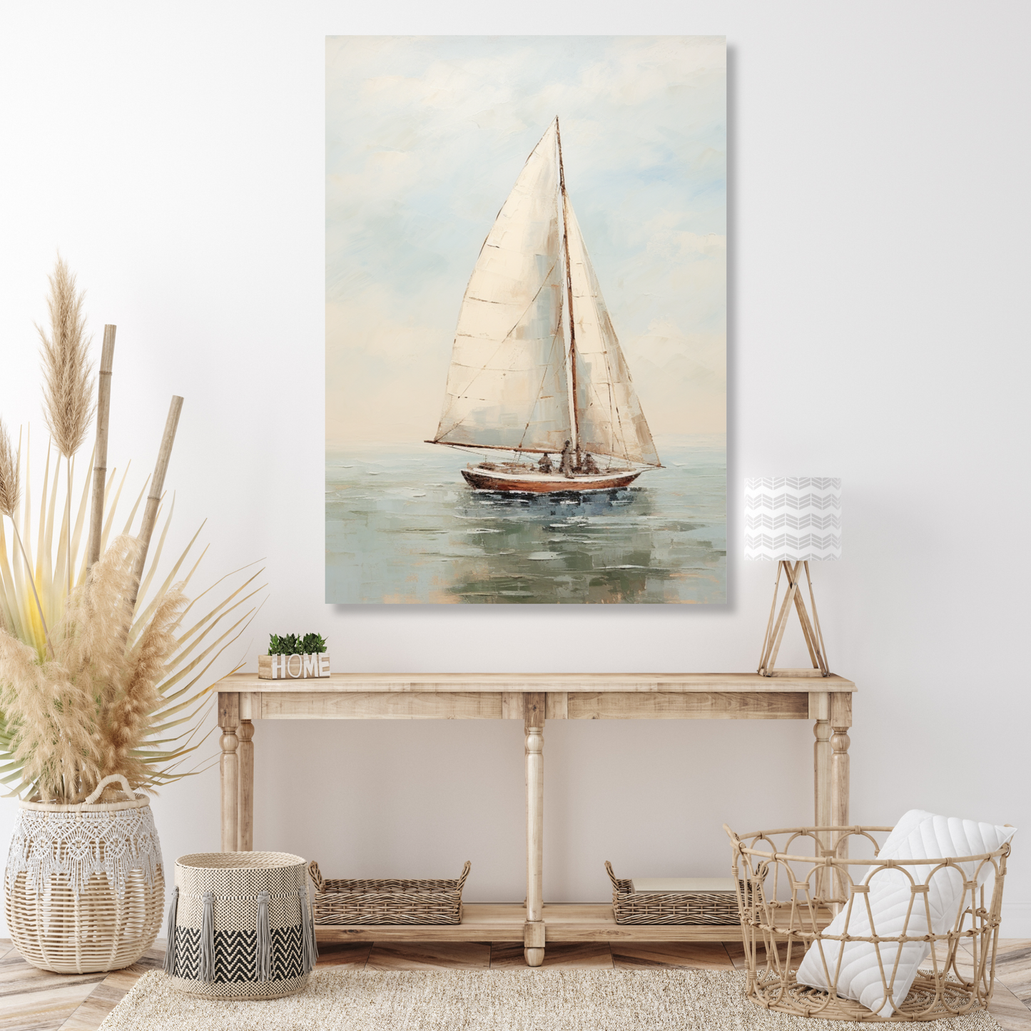 Sailing Through The Breeze Wall Art Canvas Print