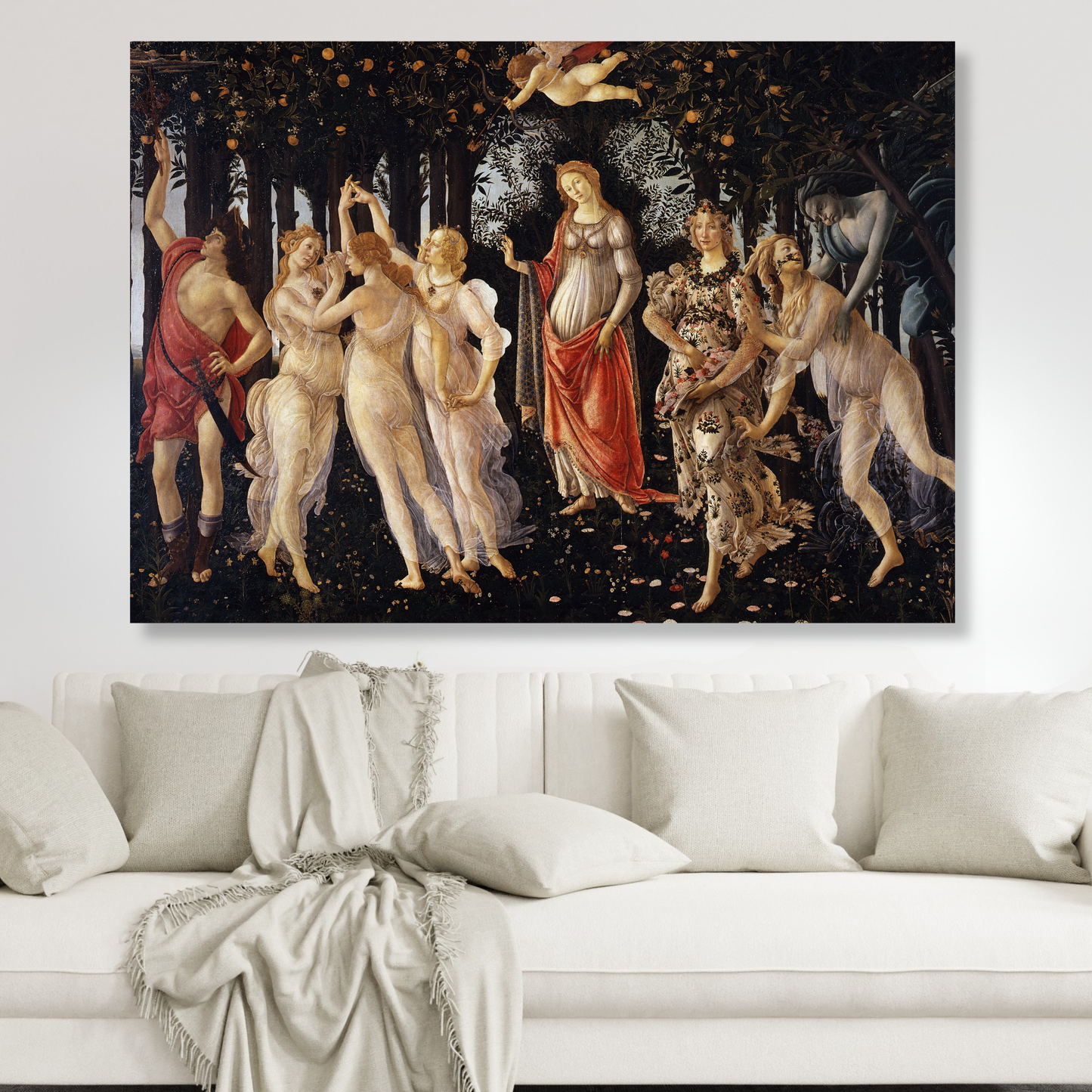Sandro Botticelli - Primavera Wall Art Canvas Print