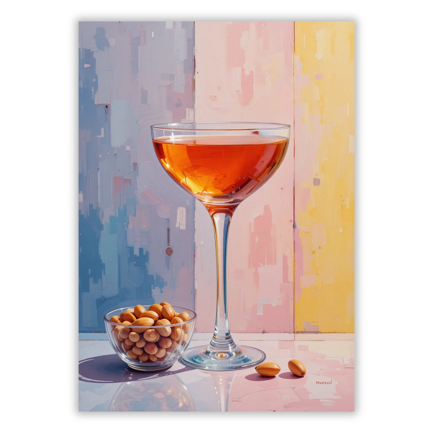 Sherry Wine Wall Art Canvas Print