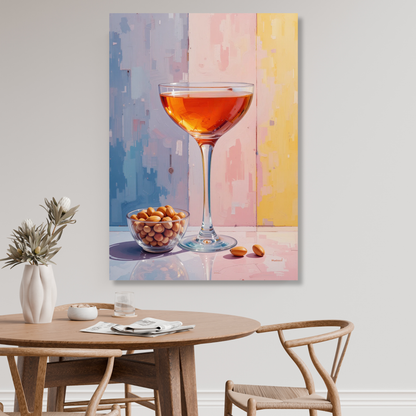 Sherry Wine Wall Art Canvas Print