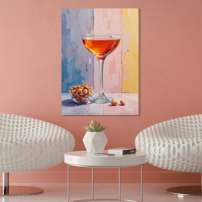 Sherry Wine Wall Art Canvas Print