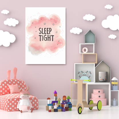 Sleep Tight Canvas Wall Art Print
