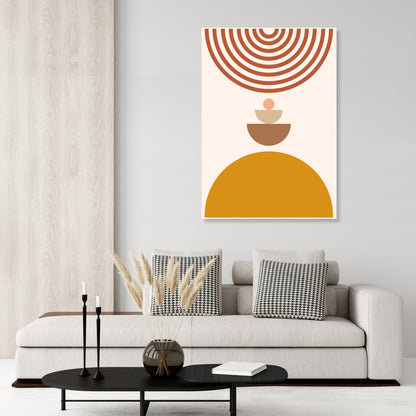 Soulful Balance Boho Wall Art Canvas Print