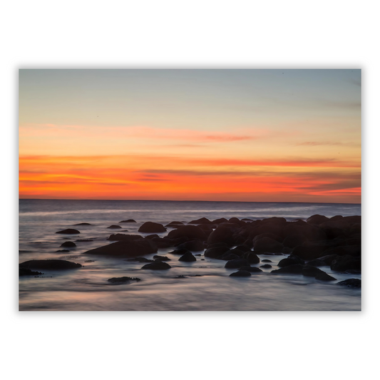 Sunset Over The Ocean