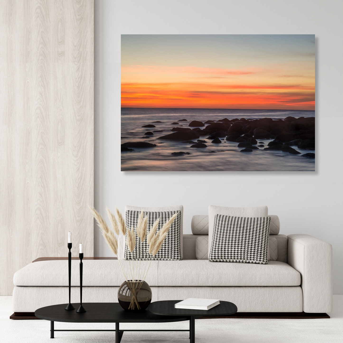 Sunset Over The Ocean