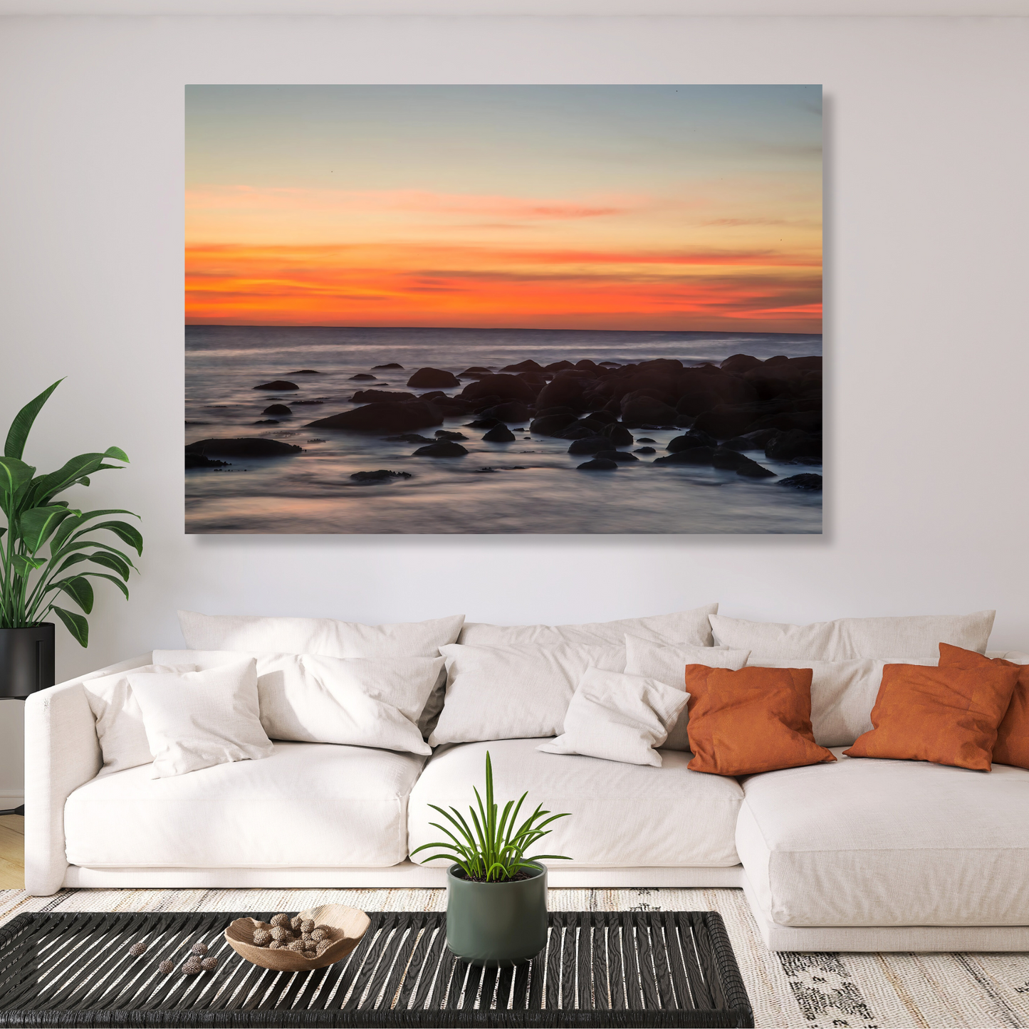 Sunset Over The Ocean