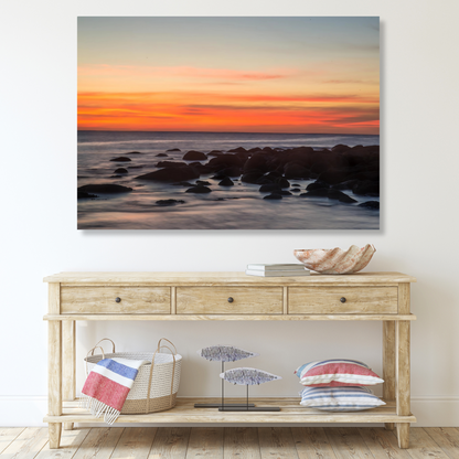 Sunset Over The Ocean