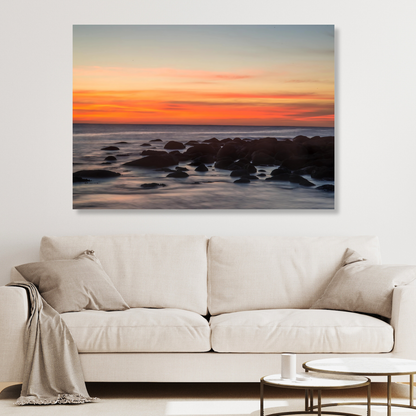 Sunset Over The Ocean